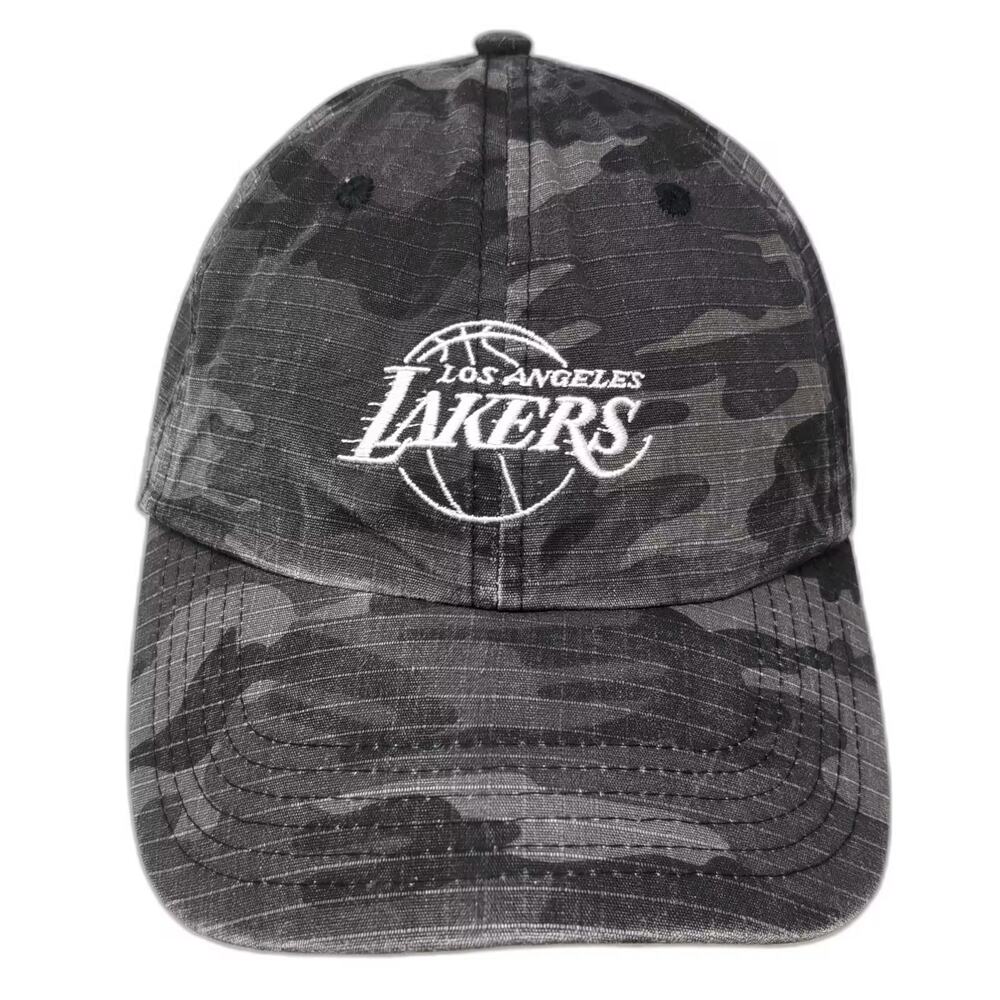 Los Angeles Lakers NBA Links Marketing Group Black Gray Baseball Cap One Size